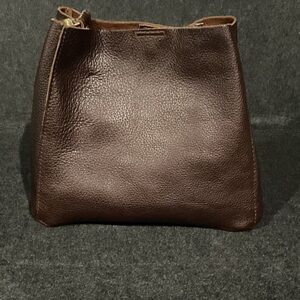 Portland Leather Rich Brown Shoulder Bag